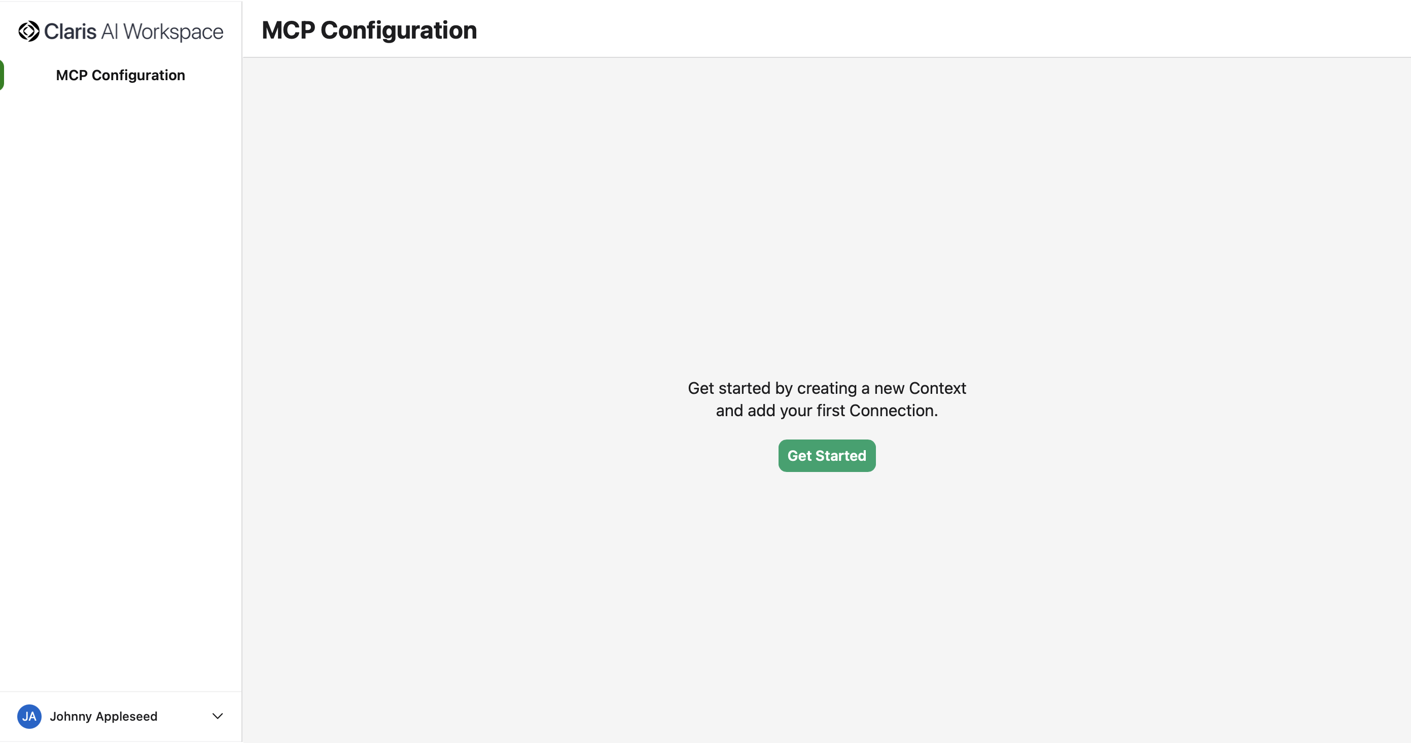 MCP Configuration, Get Started