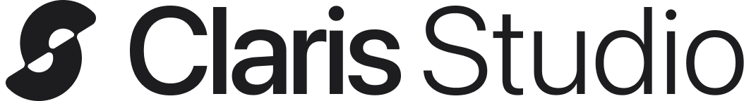 Pestaña del logotipo de Claris Studio