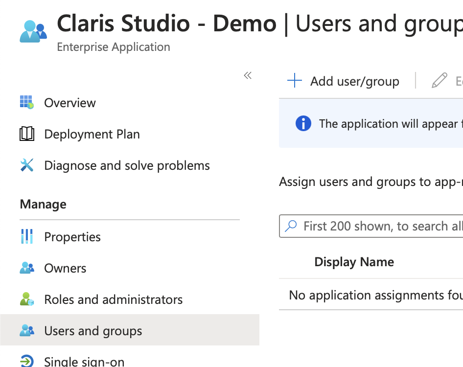 Microsoft Azure、ユーザとグループ