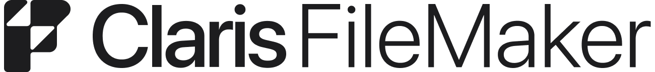 Claris FileMaker 로고 탭