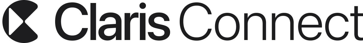 tabblad Claris Connect logo