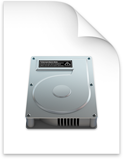 Ícone da imagem de disco do download eletrônico do FileMaker Pro no macOS (arquivo .dmg)